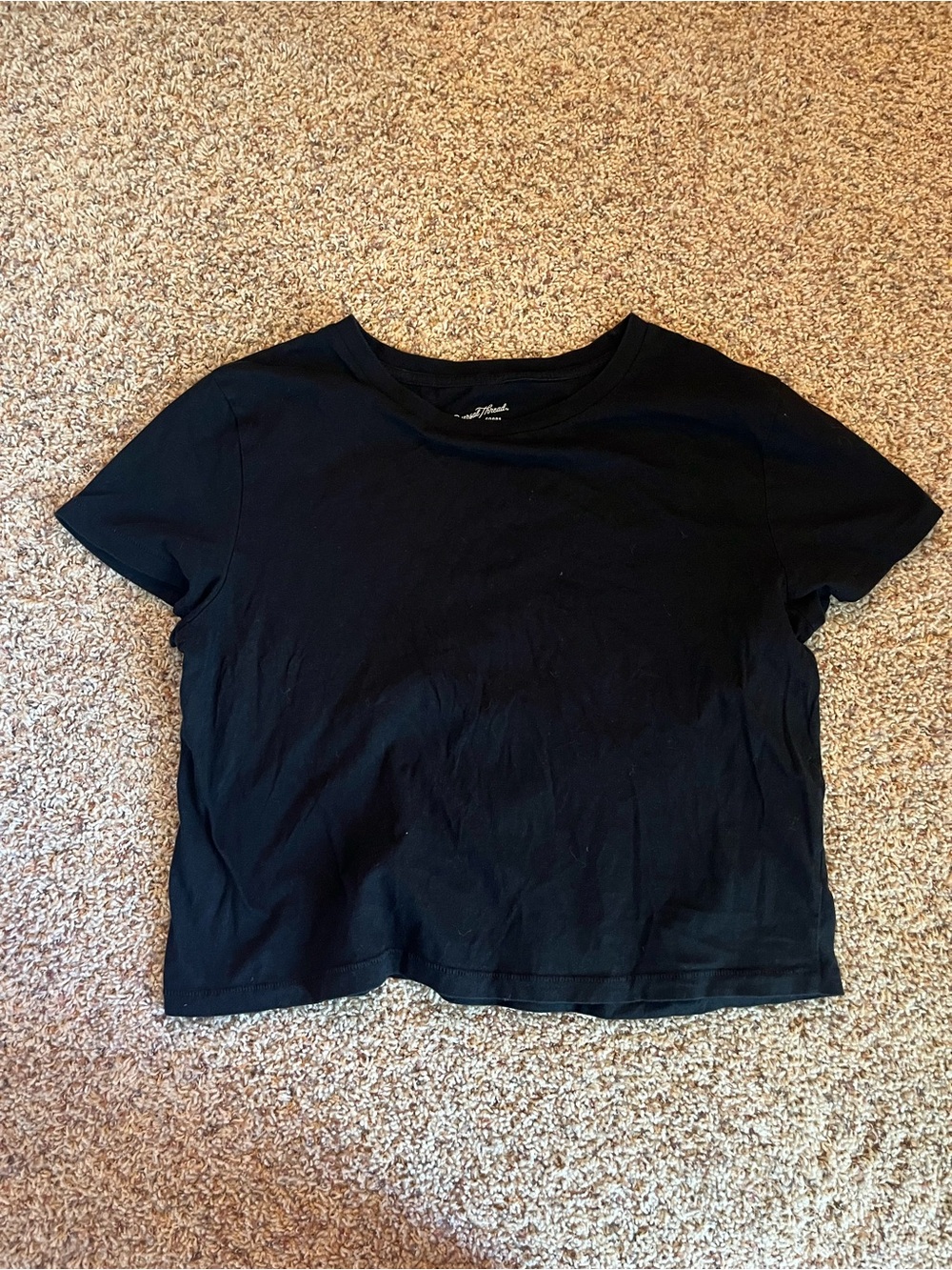 Universal Thread Black Short Sleeve Crewneck Tee